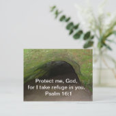 PSALM 16:1 BRIEFKAART (Staand voorkant)