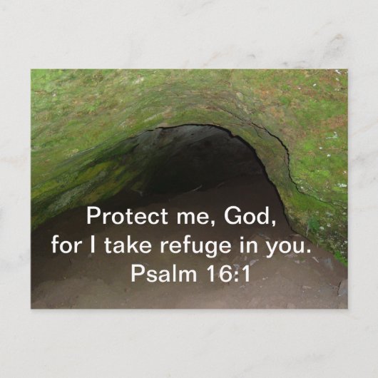 PSALM 16:1 BRIEFKAART (Voorkant)