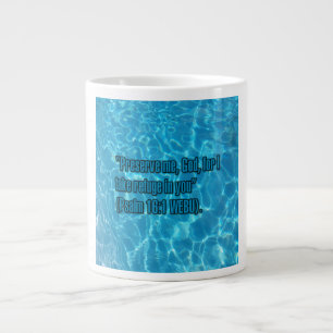 Psalm 16:1 WEBU Mug Grote Koffiekop