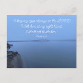 Psalm 16:8 Aanmoediging van het gebruik van Bijbel Briefkaart (Voorkant)