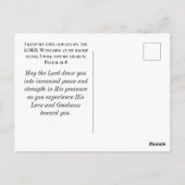 Psalm 16 8 Ik zal niet Christelijk geschud worden Briefkaart (Achterkant)