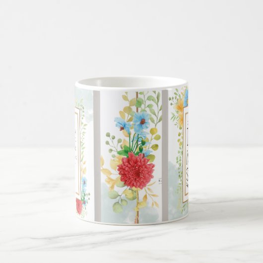 Psalm 16 8 Ik zal niet Christelijk geschud worden Koffiemok (Center)