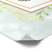 Psalm 16 8 Ik zal niet Christelijk geschud worden Poster (Hoek)