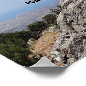 Psalm 16:8 "Ik zal niet geschud worden" Schilderac Poster (Hoek)