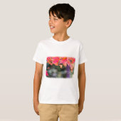 Psalm 16:8 op valbladeren t-shirt (Voorkant volledig)