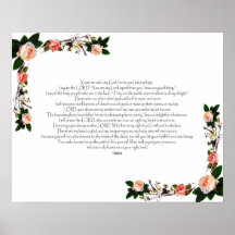 Psalm 16, Bijbelversie, wanddecor