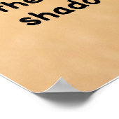 Psalm 17:8 Manuscript Druk Poster (Hoek)