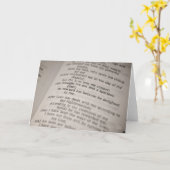 Psalm 18:19 (Wenskaart) Kaart (Gele Bloem)