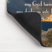 psalm 18:28 vuurtoren Mousepad Muismat (Hoek)