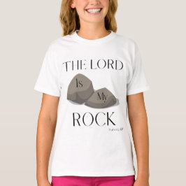 Psalm 18:2 Bijbel Schrift Quote KJV Meisjes T-shirt