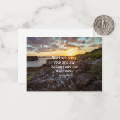 Psalm 18:2, Bijbelvers Notitiekaartje (Voorkant / Achterkant in situ)