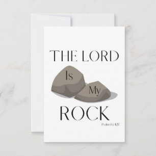 Psalm 18:2 KJV Bijbelvers De Heer is Mijn Rots Kaart