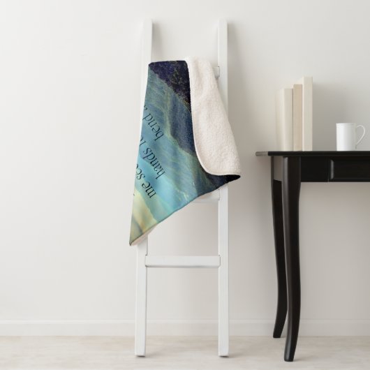 Psalm 18:32-34 deklaag sherpa deken (In situ)