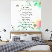 Psalm 18 canvasafdruk canvas afdruk (Insitu (Slaapkamer))