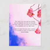 Psalm 18, Christelijk briefkaart (Voorkant)