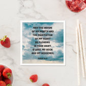 Psalm 19:14 Bijbelverse gebeden Servet (Insitu)