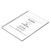 Psalm 19:14 Spiral Foto Notitieboek (Linkerzijde)