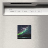 Psalm 19:1 Aurora Borealis en sterren Magneet (Insitu (Vaatwasser))