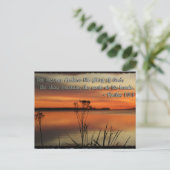 PSALM 19:1 BIBLIOTHEEKSCHRIPTUURZUIVERS VERKLAREN BRIEFKAART (Staand voorkant)
