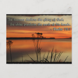 PSALM 19:1 BIBLIOTHEEKSCHRIPTUURZUIVERS VERKLAREN  BRIEFKAART