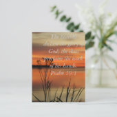 PSALM 19:1 BIBLIOTHEEKSCHRIPTUURZUIVERS VERKLAREN  BRIEFKAART (Staand voorkant)