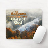 Psalm 19:1 Bijbelverse glorie van God Mousepad Muismat (Met muis)