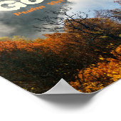 Psalm 19:1 Bijbelverse glorie van God-Poster Poster (Hoek)