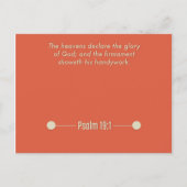 Psalm 19:1 Briefkaart (Voorkant)