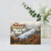 Psalm 19:1 De hemel verkondigt de heerlijkheid van Briefkaart (Staand voorkant)
