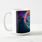 Psalm 19:1 De hemel verkondigt de heerlijkheid van Koffiemok (Links)