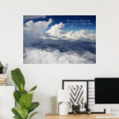 Psalm 19:1 het Poster van de Manuscript (Thuiskantoor)