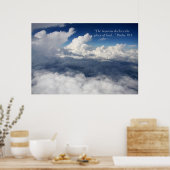 Psalm 19:1 het Poster van de Manuscript (Keuken)