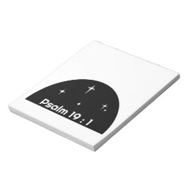 Psalm 19:1 notitieblok