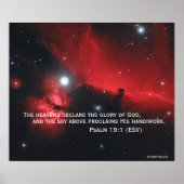 psalm 19:1 poster (Voorkant)