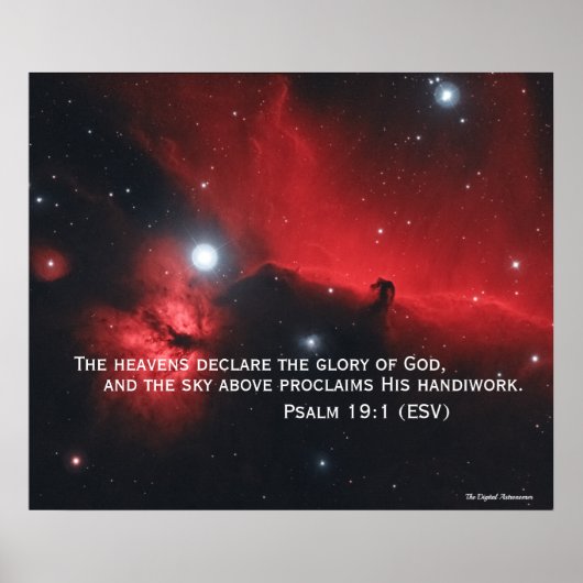 psalm 19:1 poster (Voorkant)