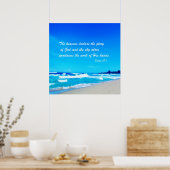 psalm 19:1 poster (Keuken)