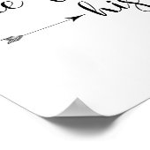 Psalm 19:1 Typografie-poster Poster (Hoek)