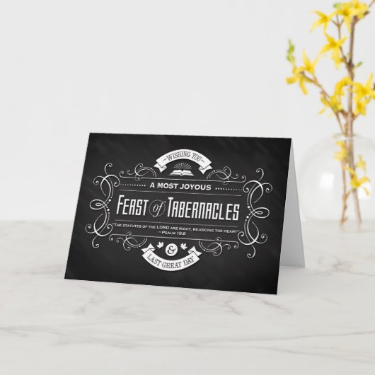 Psalm 19:8 Feest van de Kaart (Gele Bloem)