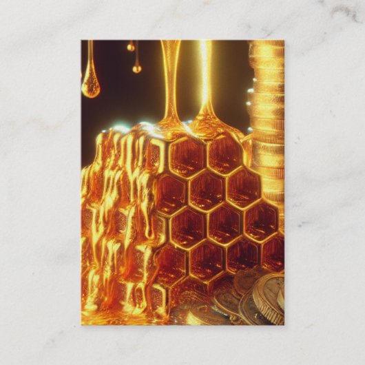 Psalm 19:9-10 KJV Kaarten - Zoeter dan Honing Visitekaartje (Voorkant)