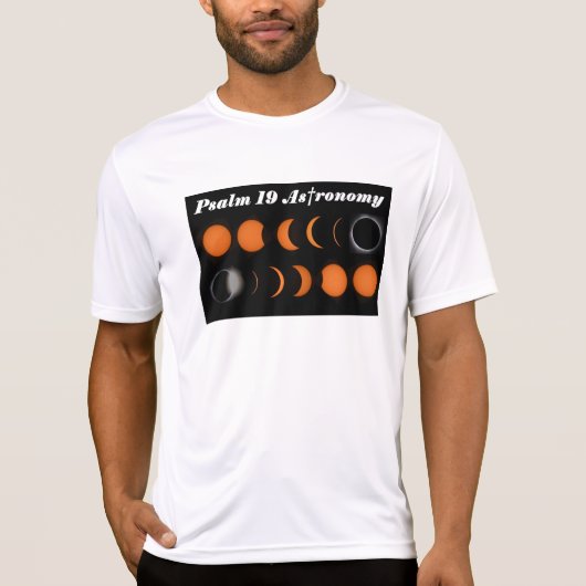 Psalm 19 Astronomie - Totaal zonnepanelen T-shirt (Voorkant)