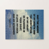 Psalm 19 Bijbelverse bijbelstudie Legpuzzel (Horizontaal)