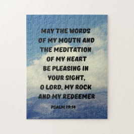 Psalm 19 Bijbelverse bijbelstudie Legpuzzel