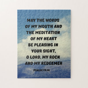 Psalm 19 Bijbelverse bijbelstudie Legpuzzel