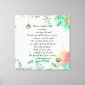 Psalm 19 canvasafdruk canvas afdruk (Voorkant)