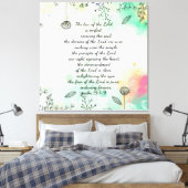 Psalm 19 canvasafdruk canvas afdruk (Insitu (Slaapkamer))