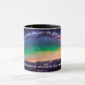 Psalm 19 Galaxy Sky Inspirerend Christelijk Mok (Midden)