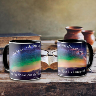 Psalm 19 Galaxy Sky Inspirerend Christelijk Mok