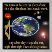 Psalm 19 Poster (Voorkant)