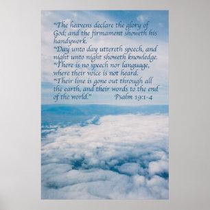 psalm 19 poster