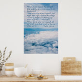 psalm 19 poster (Keuken)